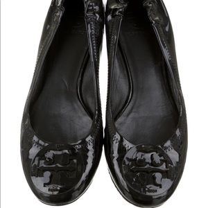 Tory Burch Patent Leather Reva Ballet Flats